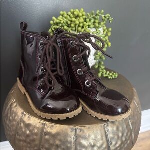 Old Navy Glossy Black Kids Boots